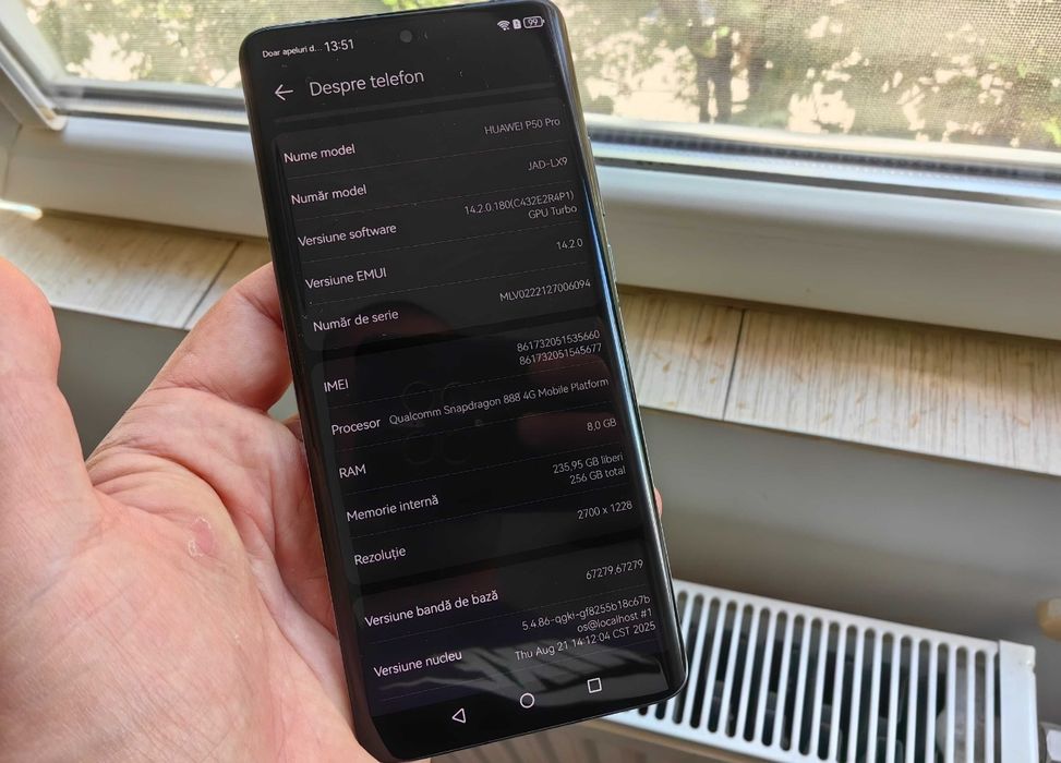 •Vand/Schimb Huawei P50 Pro 256GB Golden Black | Stare Foarte Buna.