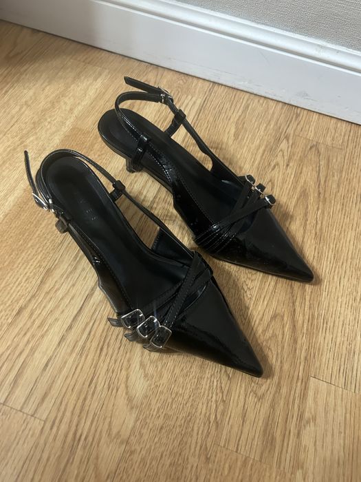 Туфли на подобии miu miu