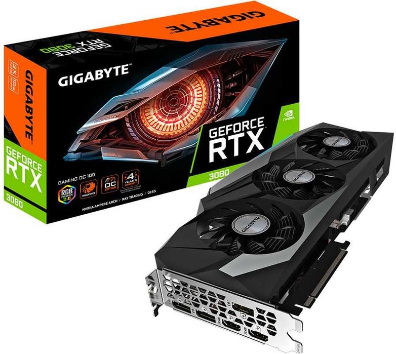 Gigabyte RTX 3080 Gaming OC 10GB – Кутия, Фактура, Студено помещение
