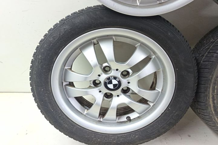 Set jante aliaj 2 anvelope 205/55R16 91H M+S Fulda 7JX16EH2 5X120 BMW