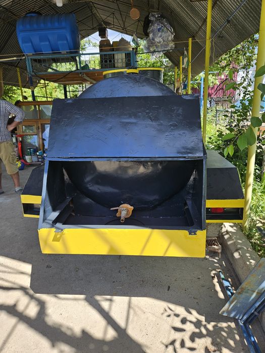 Бочка  для ВОДЫ  колёсах 900л/термос/620уе