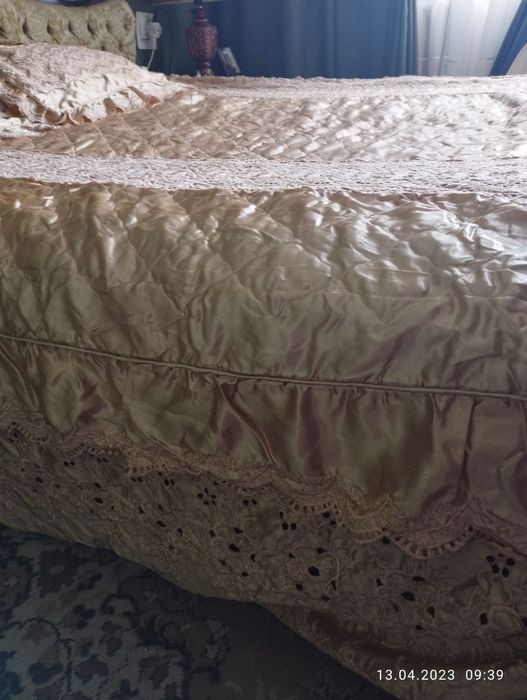 Продам комплект, шторы, тюль, покрывало