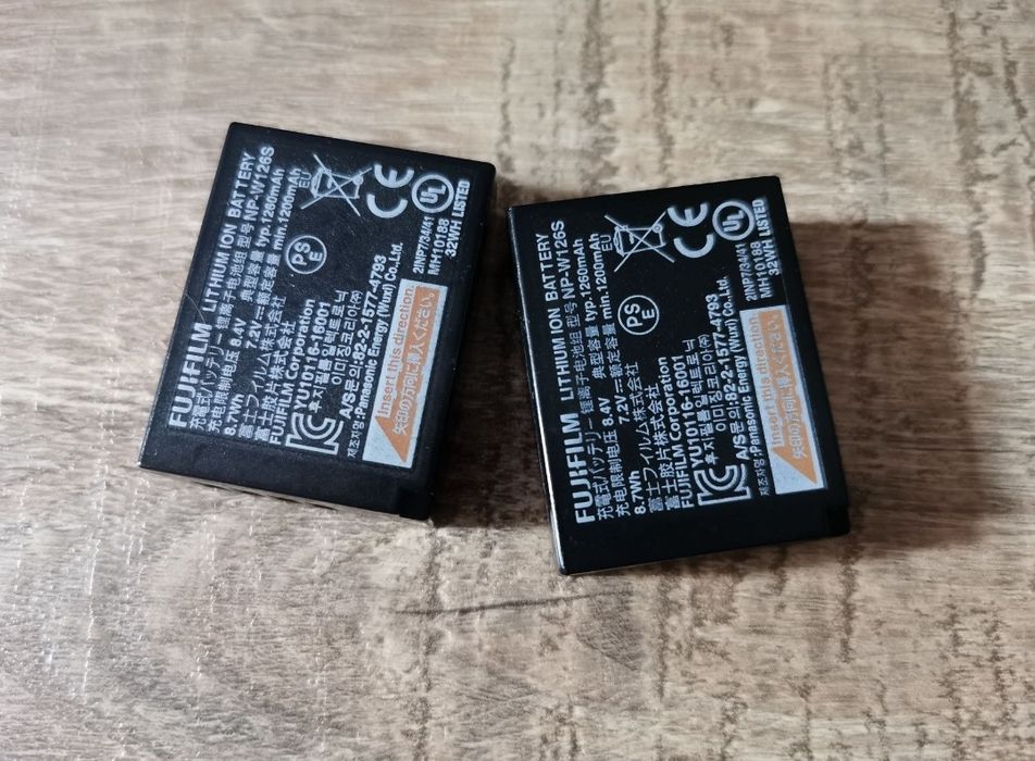 2x Baterii Originale Fujifilm NP-W126S
