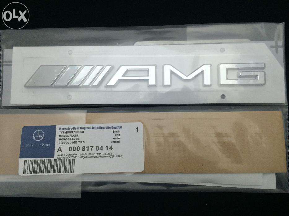 Emblema Mercedes AMG spate