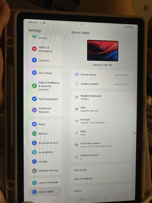Tableta Lenovo Tab M11