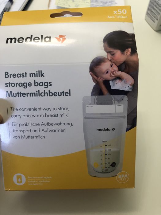 Medela пликове за кърма и lansinoh