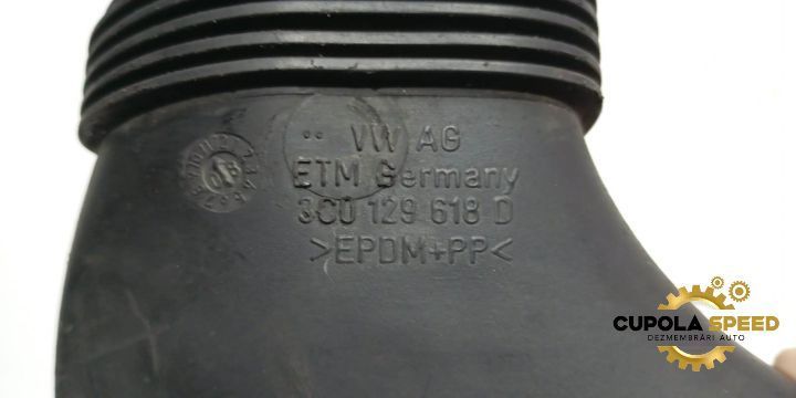 Tubulatura admisie aer 3C0129618D Volkswagen VW Golf 6 [2008 - 2015]