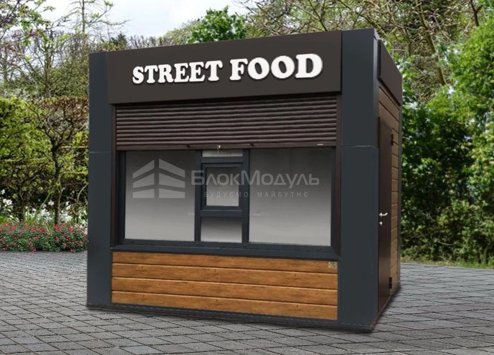 Мобильный киоск для уличной торговли на заказ