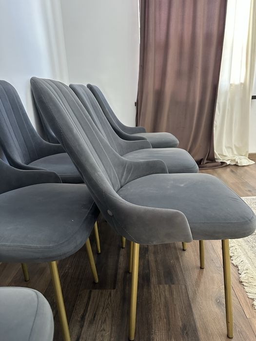 Продам серые стулья 12 шт осталось