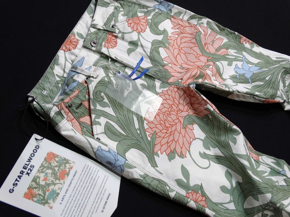 Нови Pharrell Williams x G-Star Elwood X 25 3D Boyfriend Летни Дънки