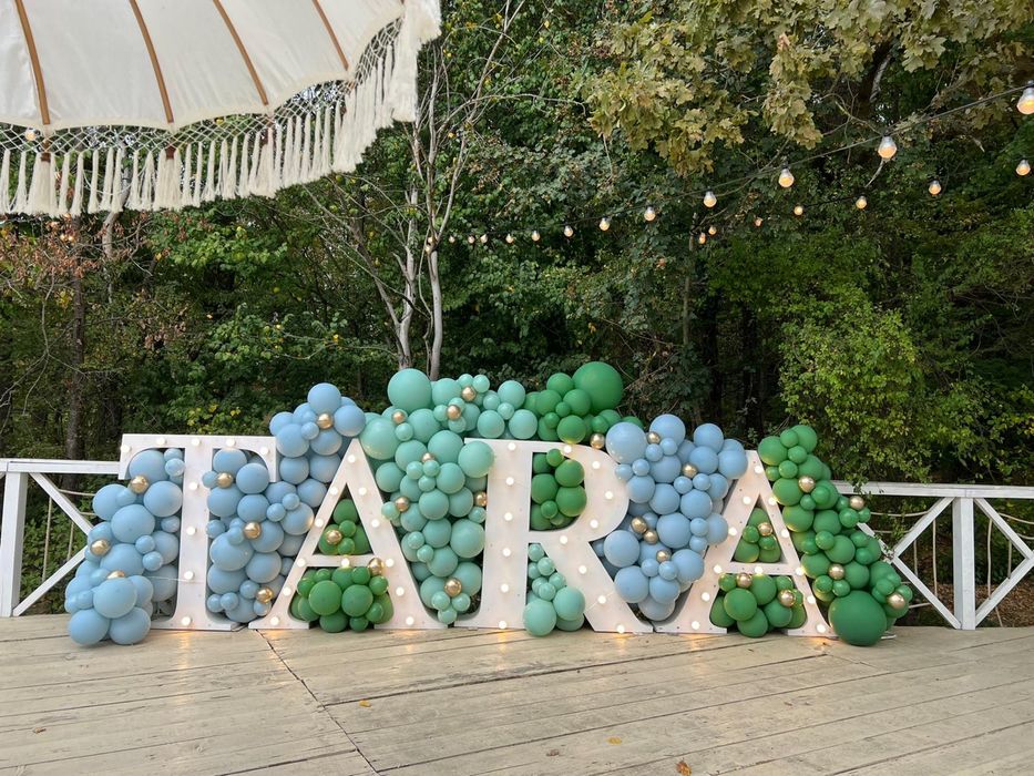 Litere volumetrice - photo corner - nunta - botez