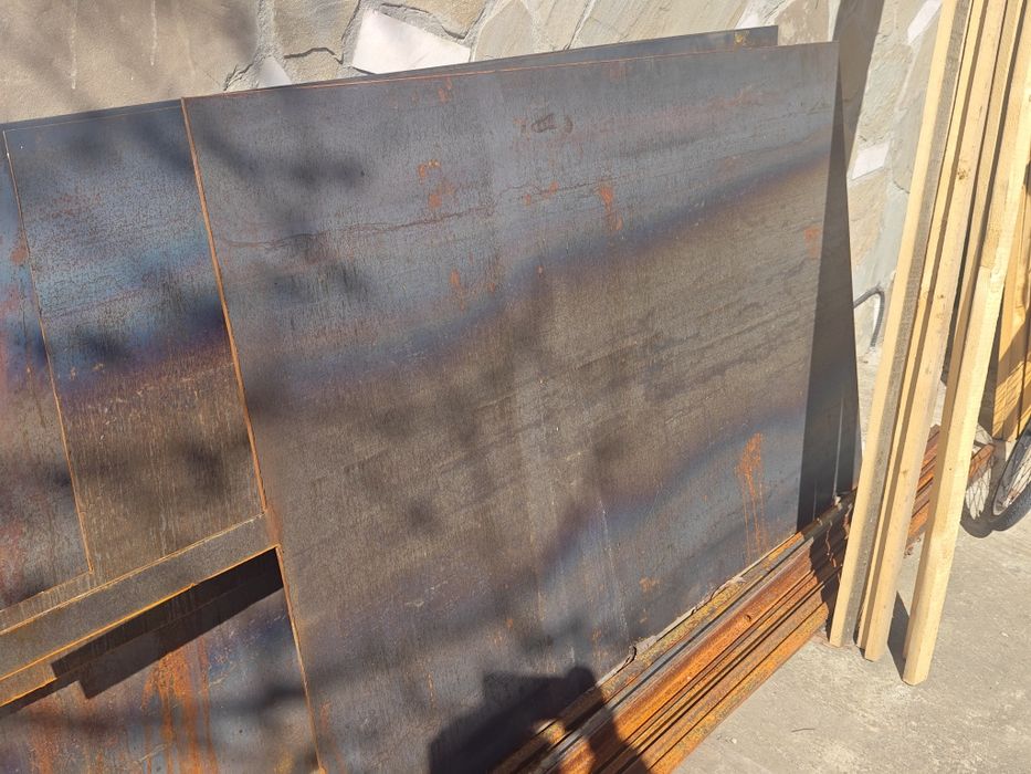 Tabla neagra 5mm 1000x1000mm S235JR