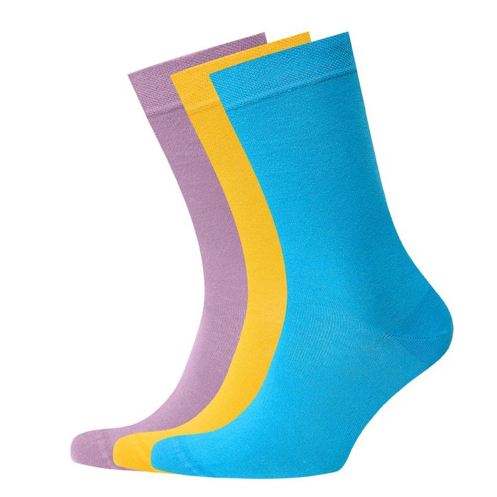 Органични дамски 3 броя чорапи без шев, с мека, не стягаща ластика