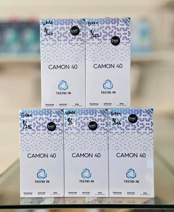 Tecno CAMON 40 New Optom Super Skidka+Garantiya+Dastafka