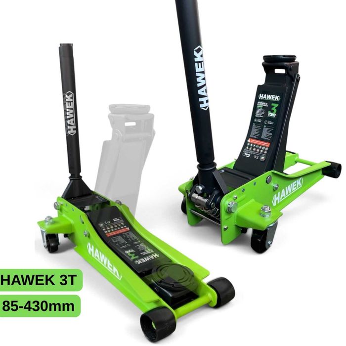 Нископрофилен крик 3 тона с 2 помпи 85-430мм HAWEK HW-1188