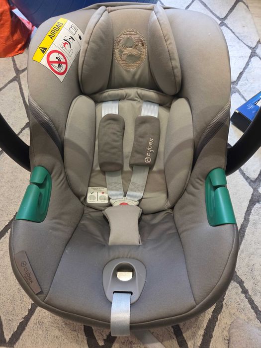Scoica Cybex Gold Cloud lava grey cu baza isofix