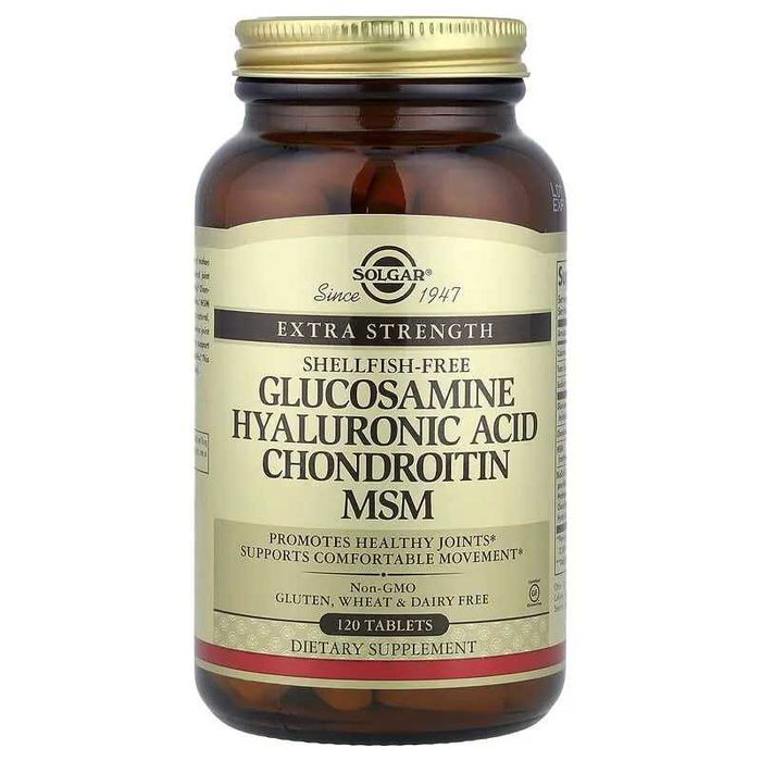 Solgar Glucosamine Hyaluronic Acid Chondroitin MSM (120 таб.)