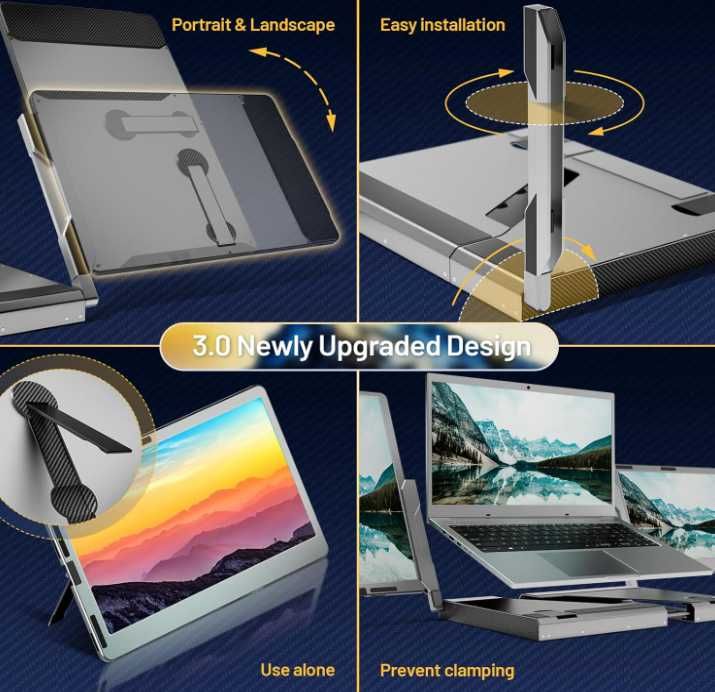 Teamgee F2 portabil dual screen