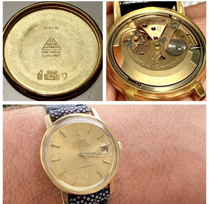 Ceas Omega Constellation Chronometer Automatic-aur18k-full aur-cal564