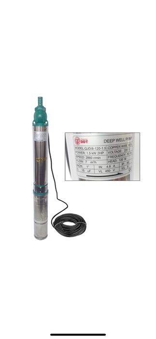 Pompa Apa Nisipoasa/Curata Submersibila DDT 120M Adancime Turbine