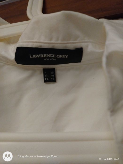 Rochiță alba, bumbac fin 100%, 40