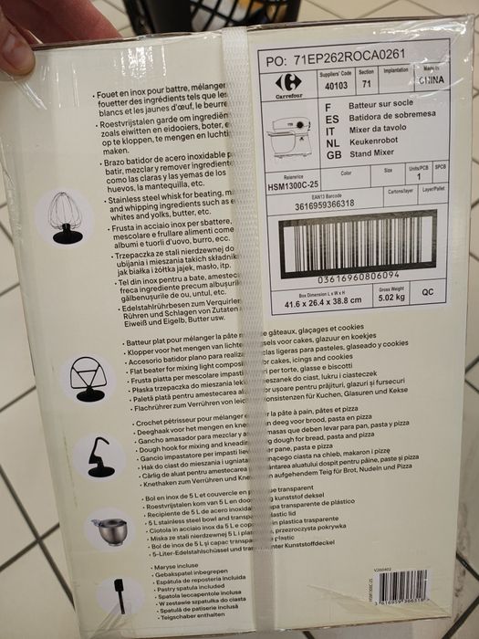 Vând Robot Bucătărie Nou