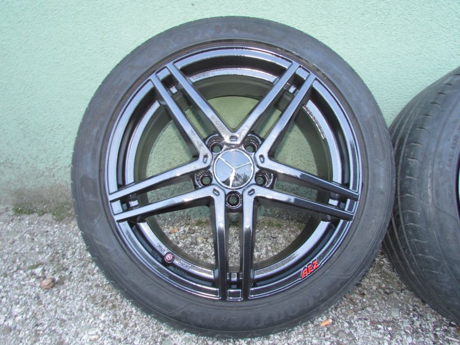 17" оригинални джанти за Мерцедес и ВАГ групата  "AEZ", 5x112 с гуми "