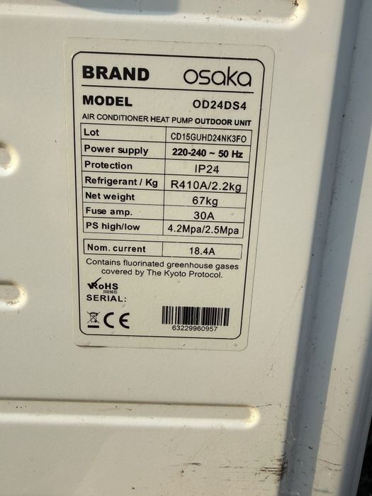 Aer condiționat industrial  Osaka potrivit pentru hale,ateliere.Spatii comerciale, restaurante,birouri sau alte spații mai mari
