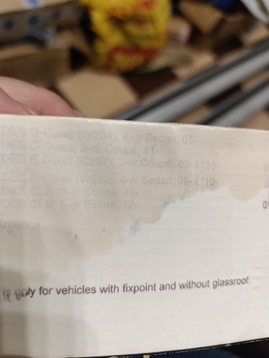 Багажник -греди Thule Wingbar Mercedes W 204-C207-W212