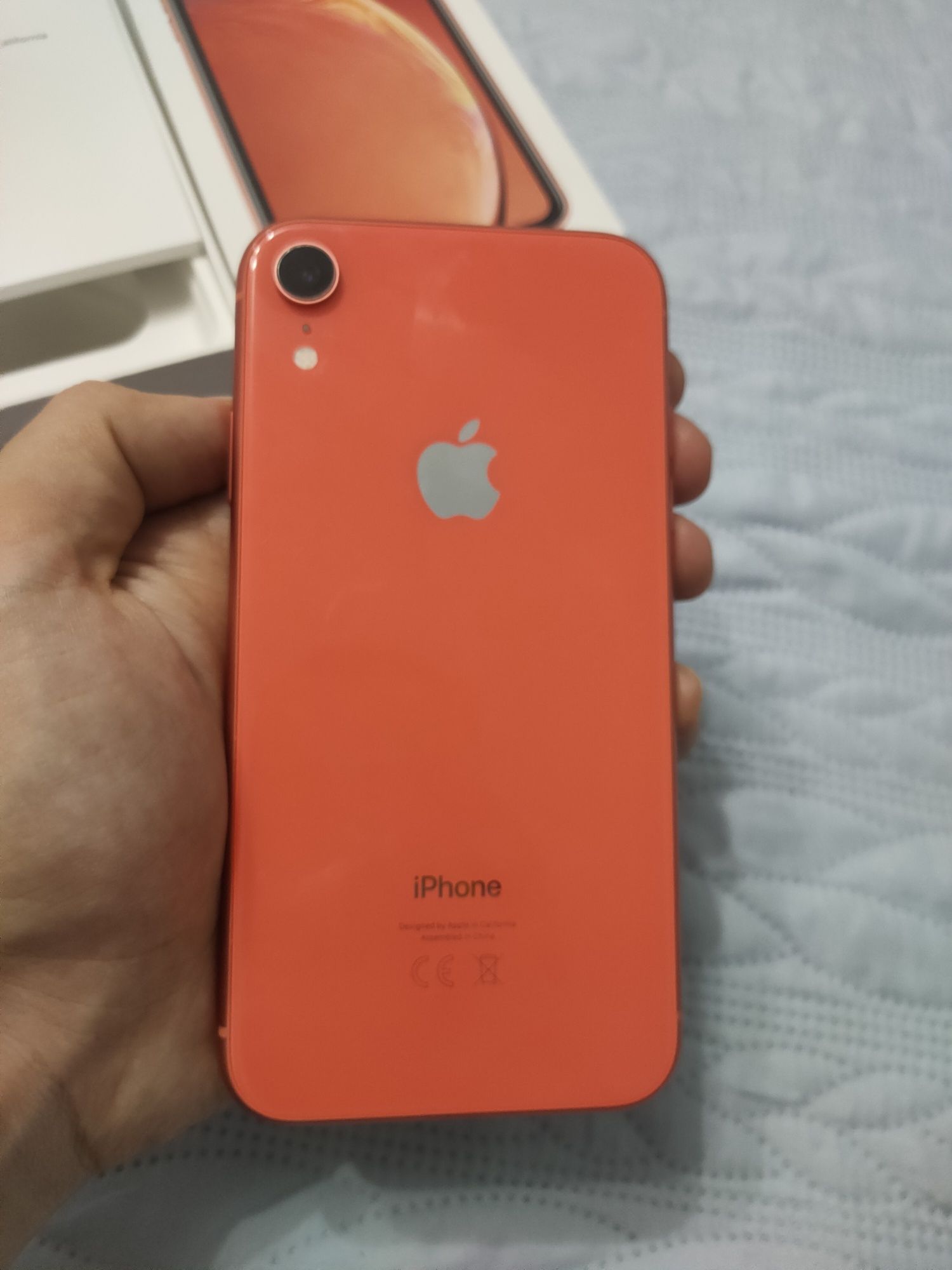 IPhone XR 64 гб, цвет коралловый: 70 000 тг. - Мобильные телефоны /  смартфоны Атырау на Olx