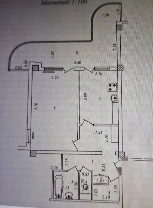Срочно Юнусабад 8 Биллюр 1/11/12 56м