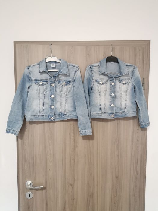 Geaca blugi  ( Denim), pentru fetite 6-7 ani și 7-8 ani