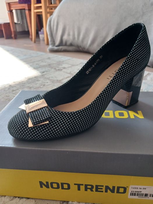 Туфли натуральная замша