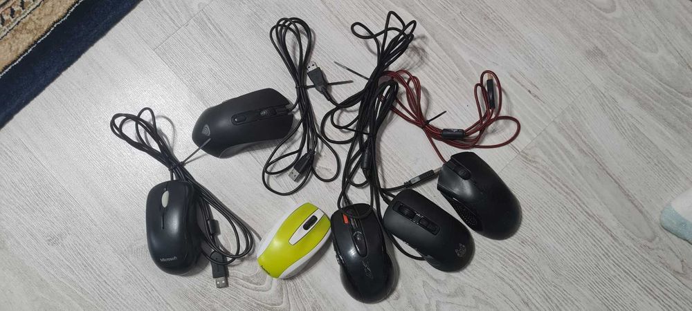 Mouse cu fir si fara fir, functionale, folosite, pre per bucata