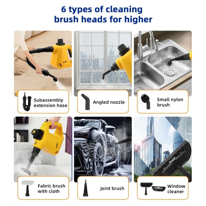 Пароочиститель Sonifer 9-в-1  bug‘li tozalagich ut45