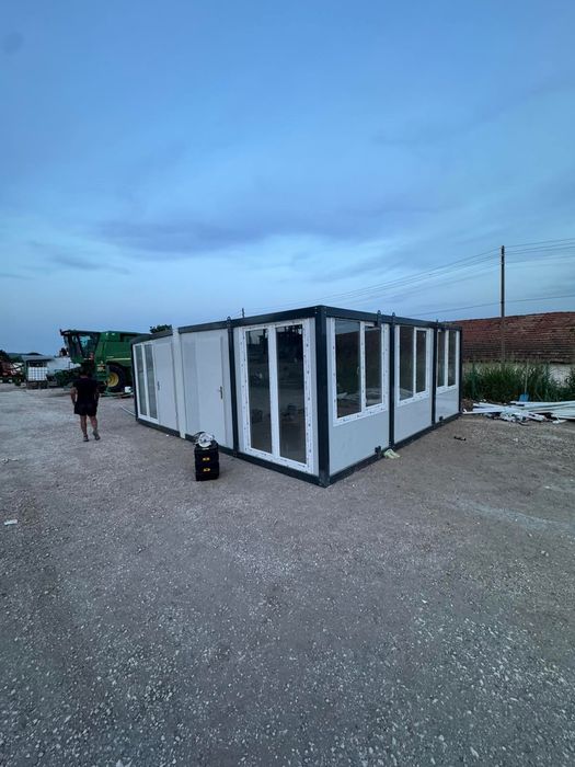 Двуетажен контейнер Павилион Фургон за живеене Високо качество