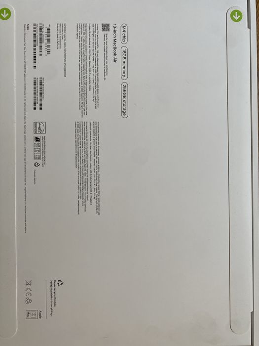 Apple MacBook Air 13” M4 (2025) 16GB RAM / 256GB SSD Blue – Чисто нов, запечатан
