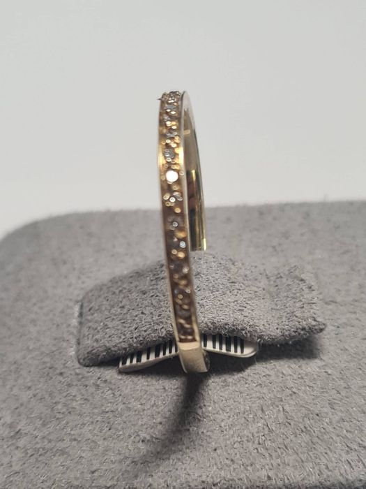 Inel din aur galben 14k, cu diamante naturale, IAU816