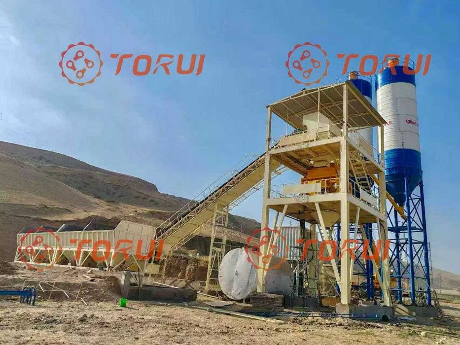 Бетонный завод TOTUI HZS 35m3-HZS120m3 СЕРВИС-10год