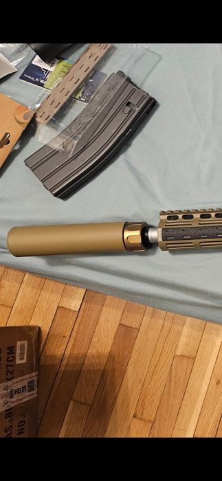 Аирсофт заглушител и трейсър USSOCOM 5.56 SPITFIRE  - Tan [5KU]