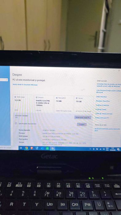 Vând Getac V110 Fully Rugged, laptop