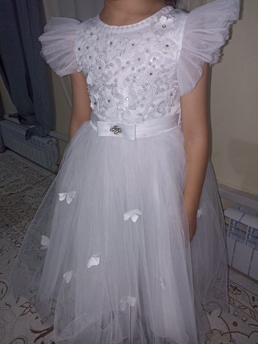 Белое платье для девочек