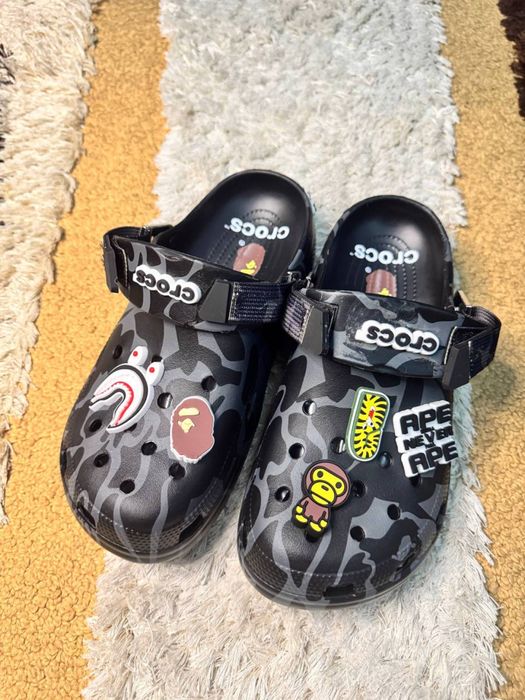 Crocs Bape black