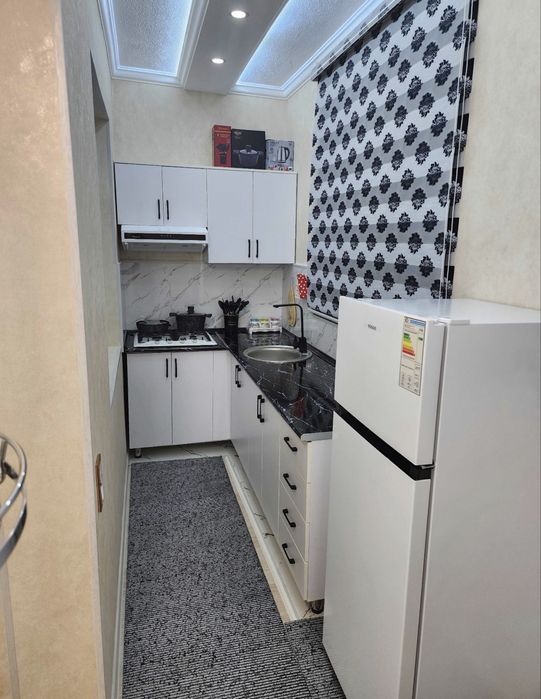 Метро 1в2комнатная Чиланзар-16квартал Евроремонт (38м) балкон1.5/6