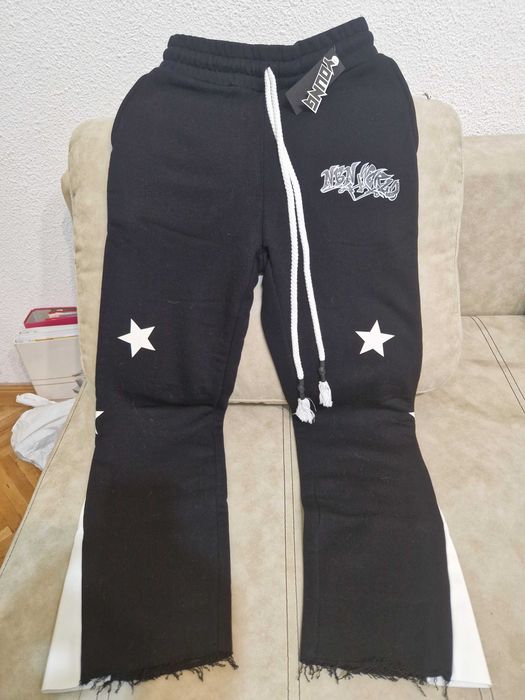 Pantaloni trening unisex Young Rich White