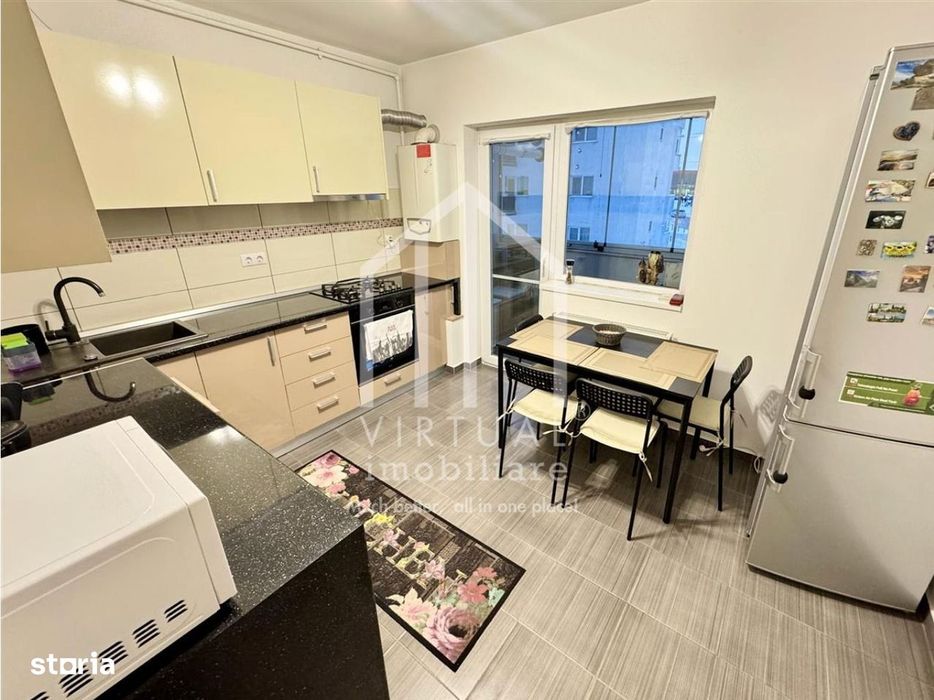 Apartament 2 camere, mobilat modern, etaj 1/4