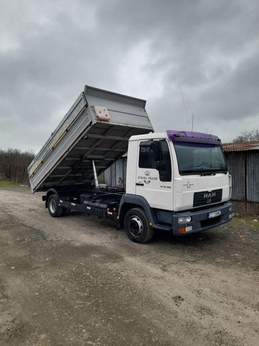 **VÂND **sau ** SCHIMB** MAN LE.12.180 Baculabilă 12 T  Iveco- Atego-V
