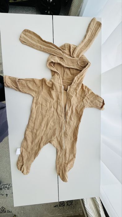 Комбинезон капюшонды новая материалы отте жаксы жумсақ