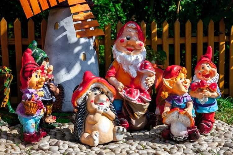 Фигуры садовые гипс