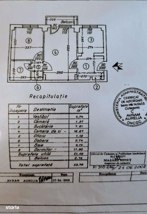 Vând apartament 2 camere în DRISTOR, str. Râmnicu Sărat